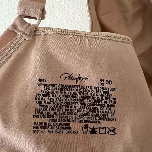 Playtex 18 Hour Seamless Smoothing Bra, Nude 44DD - Picture 7 of 7